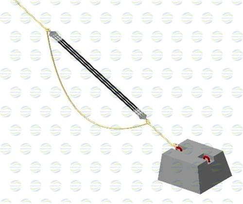 Якорный амортизатор 6-1-1500