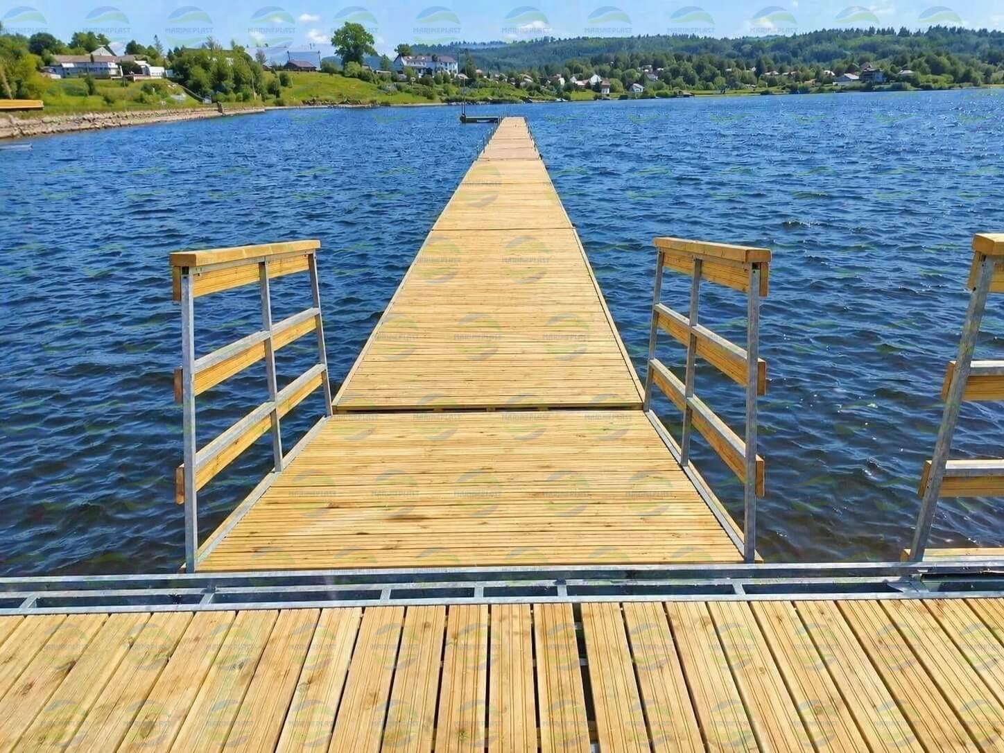 плавучий пирс для яхт карелия