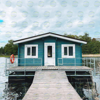 Проектирование и строительство плавучих домов на воде купить плавучий дом хаусбот